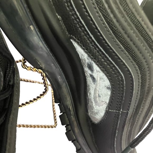Nike Men's Black Air Max 97 Sneakers - Picture 5 of 8